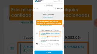 CÓMO REALIZAR EL PAGO EN CUOTAS POR MERCADOPAGO 📢 [upl. by Suirtemed]