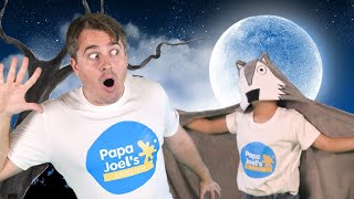 Werewolf Moon Adventure  Spooky Halloween Songs by Papa Joels English [upl. by Anawak]