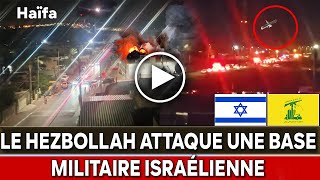 Israël et Hezbollah observez un drone avancé cibler la base militaire israélienne à Haïfa [upl. by Koller]