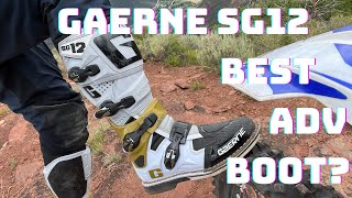 Gaerne SG12 Motocross Boots Actually Be The Best Adventure Boots Ever [upl. by Naj]