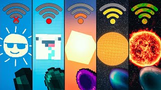 sun with different WiFi in Minecraft [upl. by Eerac725]