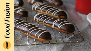 Chocolate Eclairs Recipe By Food Fusion [upl. by Ylrac]