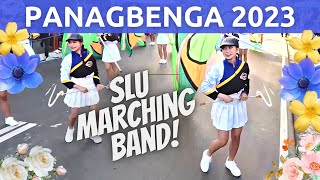 SLU Marching Band 2023 Panagbenga 2023 performance [upl. by Fernandes]