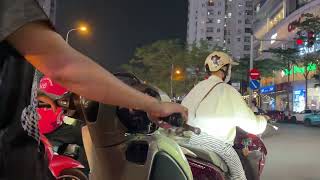 Hanoi Streets Vietnam Sounds and City Traffic  Vehicle in Vietnam [upl. by Aicen]