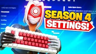 BEST Season 4 UPDATED Keyboard amp Mouse Settings Sensitivity  Keybinds In Fortnite [upl. by Alliscirp]