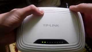 Как сбросить настройки роутера TP Link WR 740How do I reset the router TP Link WR 740 [upl. by Toft246]