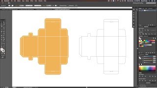 Making Dieline or Keyline in Adobe Illustrator Easy Method [upl. by Magree888]