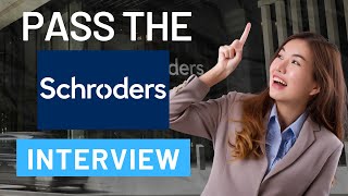 Schroders Video Interview Your Key to Landing the Job in 2023 [upl. by Oahc752]