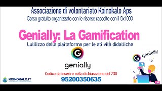 Corso Genially Lezione 03 La Gamification [upl. by Handler]