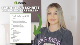 Onlineshop erstellen mit dieser Schritt für Schritt Anleitung  Checkliste 2024 ✅ [upl. by Grata]