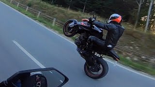 KTM Super Duke 1290 R Wheelie [upl. by Binni924]