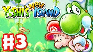 Yoshis New Island  Gameplay Walkthrough Part 3  World 3 Nintendo 3DS [upl. by Flor949]