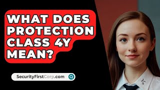 What Does Protection Class 4Y Mean  SecurityFirstCorpcom [upl. by Malim]