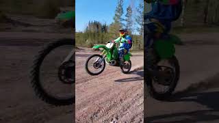 Kawasaki KX500 2Stroke Braaps Raw Sound shorts [upl. by Lisan]