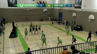 RSEQ Volleyball masculin 🏐 SaintJean  Sherbrooke 10192024 [upl. by Enoval976]