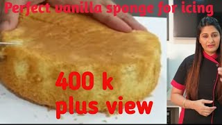 Super soft vanilla sponge for icing cake for online class📞📞93252947579850746889 by omsai cooking [upl. by Hcirdeirf]