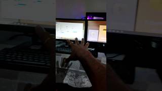 Dual Monitor Setup  dual lcd setup gaming  dual display pc setup  dual setup shorts short [upl. by Anastas]