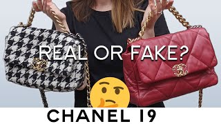 Real or Fake How to Authenticate Your Chanel 19 Bag [upl. by Kirsch]