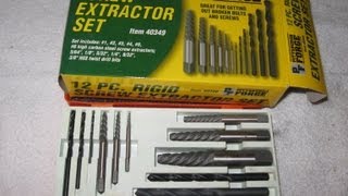 Tools screw extractor plastic or metal use shown by froggy [upl. by Gnil2]