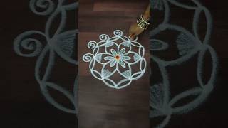 Easy muggulu designs for beginners rangoli muggulu shorts youtubeshorts trending viralvideo [upl. by Phenice171]