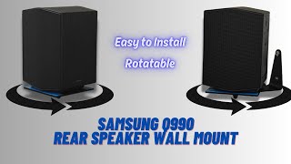 Samsung Q990 series Rear Speaker Wall Mounting Installation [upl. by Campbell]