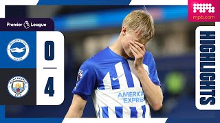 PL Highlights Brighton 0 Man City 4 [upl. by Moersch]