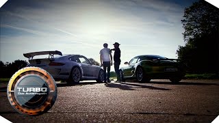 GT3 40 vs Cayman R  Folge 56  TURBO  Das Automagazin [upl. by Gem]