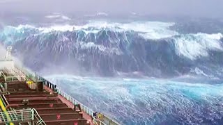 5 Monster Waves Caught On Camera [upl. by Harewood]