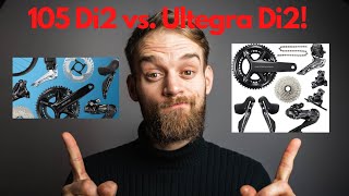 Shimano 105 Di2 and Shimano 12 Speed Ultegra Di2 Compared [upl. by Jenny3]