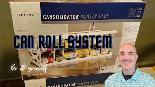 Cansolidator Pantry Plus Can Roll System by Thrive Life  Cansolidator Pantry Plus Can Rotator [upl. by Mandle]