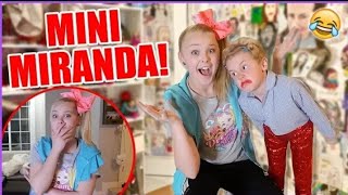 BABYSITTING MINI MIRANDA SINGS Hilarious [upl. by Eeslek]