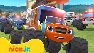 Firefighter Blaze and the Monster Machines Saves the Day  Nick Jr [upl. by Arrat]