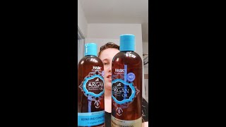 Hask argan oil shampoo and conditioner my honest review [upl. by Margetts]