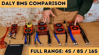 Daly BMS Comparison  Our Full Range 12v  24v  48v [upl. by Wendall]