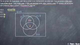 Diagrama de Venn con tres conjuntos problema 213 [upl. by Htyderem]