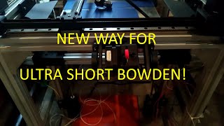 NEW WAY to mount Bowden extruder for ultra short Bowden [upl. by Kcirdle]