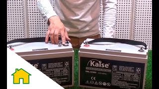 Batería 100Ah AGM 12V Kaise [upl. by Fai]