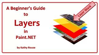 Beginners Guide to layers in PaintNET [upl. by Ancell]