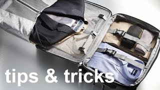 Best Travel Suitcase Packing Tips For Men [upl. by Semmes557]