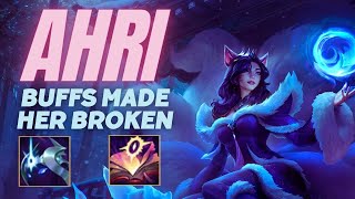 AHRI BUFFS WERE A MISTAKE 😮  Ahri Ranked Gameplay [upl. by Elaval]