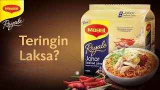 Teringin laksa Nikmati MAGGI® Royale™ Johor Seafood Laksa di rumah [upl. by Nodanrb]