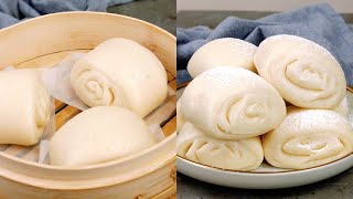 Mantou buns the Chinese recipe really easy to prepare [upl. by Ihc]