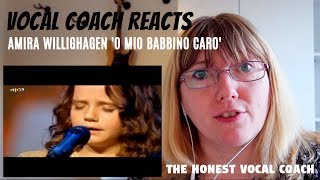 Vocal Coach Reacts to Amira Willighagen O Mio Babbino Caro Hollands Got Talent [upl. by Nord250]