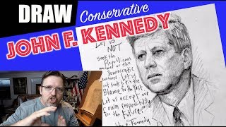 Conservative Drawing Lesson  John F Kennedy [upl. by Kerrin]