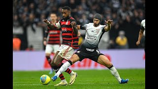 Aconteceu o esperado Flamengo elimina o fraco Corinthians mesmo jogando 63 minutos com 10 LIVE [upl. by Akimot]