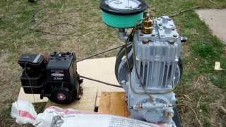 Testing Quincy 325 ROC 10 Air Compressor [upl. by Ailgna]