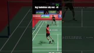 Best badminton rally ever  5 🤯 follow for more 👍 badminton like ytshort [upl. by Seiuqram123]