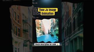 Three Js  Image Animation html htmlanimation coding shorts [upl. by Candida]