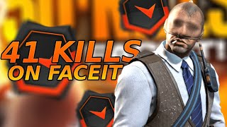 41 kills in 3000 ELO faceit CS2 [upl. by Lunette983]