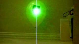 RPL300 Green Laser Popping Balloon at 30 Feet [upl. by Sekofski]